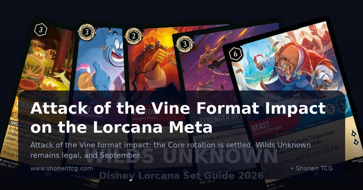 Preview: Attack of the Vine Format Impact on the Lorcana Meta (Guides)