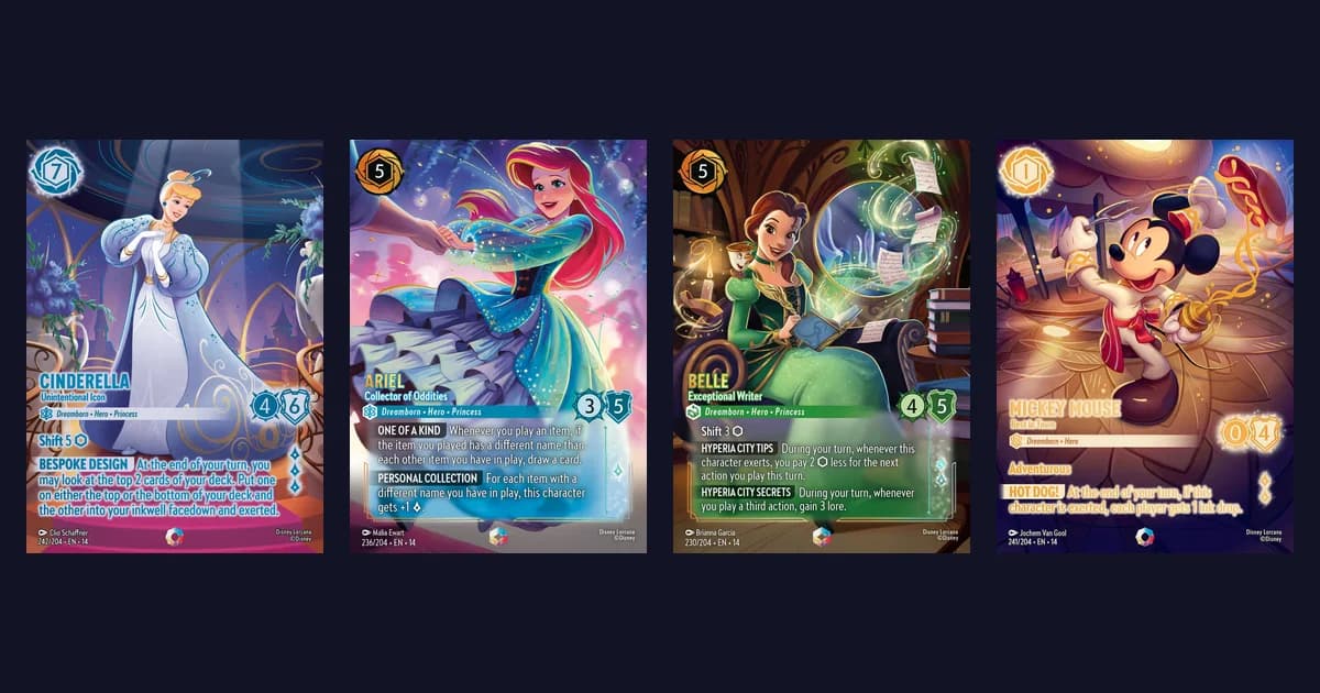 Hyperia City Chase Cards: Enchanted and Iconic Prices
