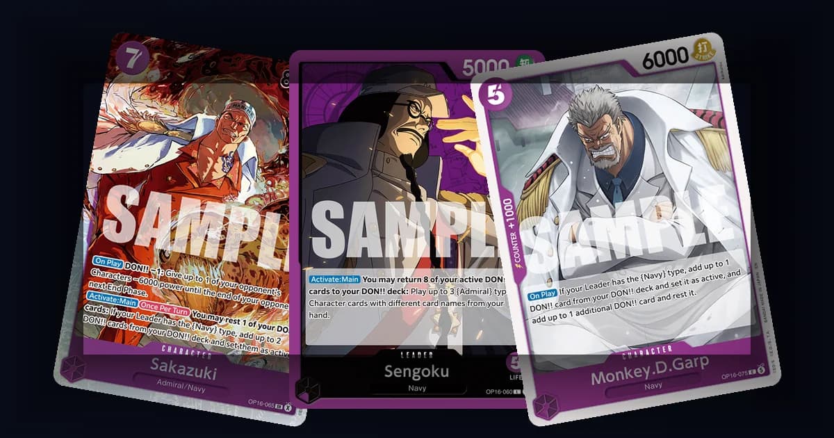 OP-16 Akainu deck guide: Sakazuki in Sengoku Navy 2026