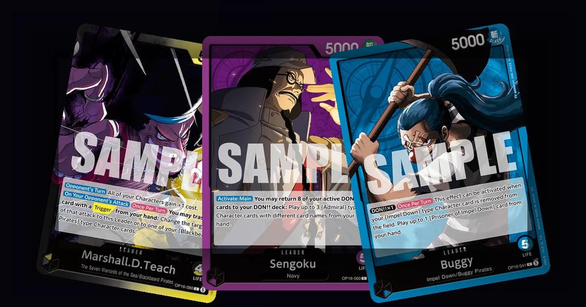 Preview: OP-16 Black Yellow Teach Decklist: Blackbeard Deck Guide (Guides)