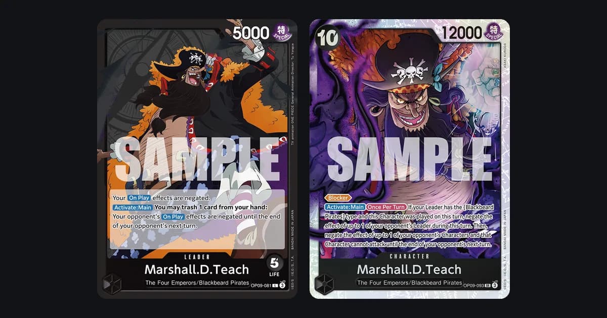 Black Teach Deck Guide: OP-17 Decklist and How to Pilot It