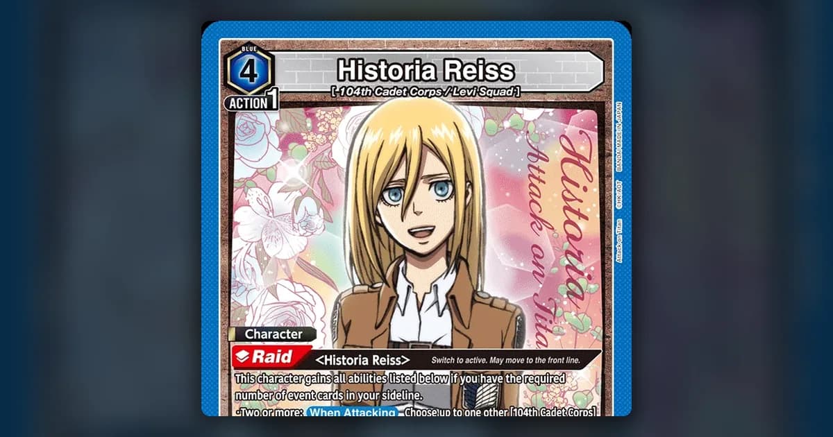Union Arena Historia Deck Guide: Blue AoT Build 2026