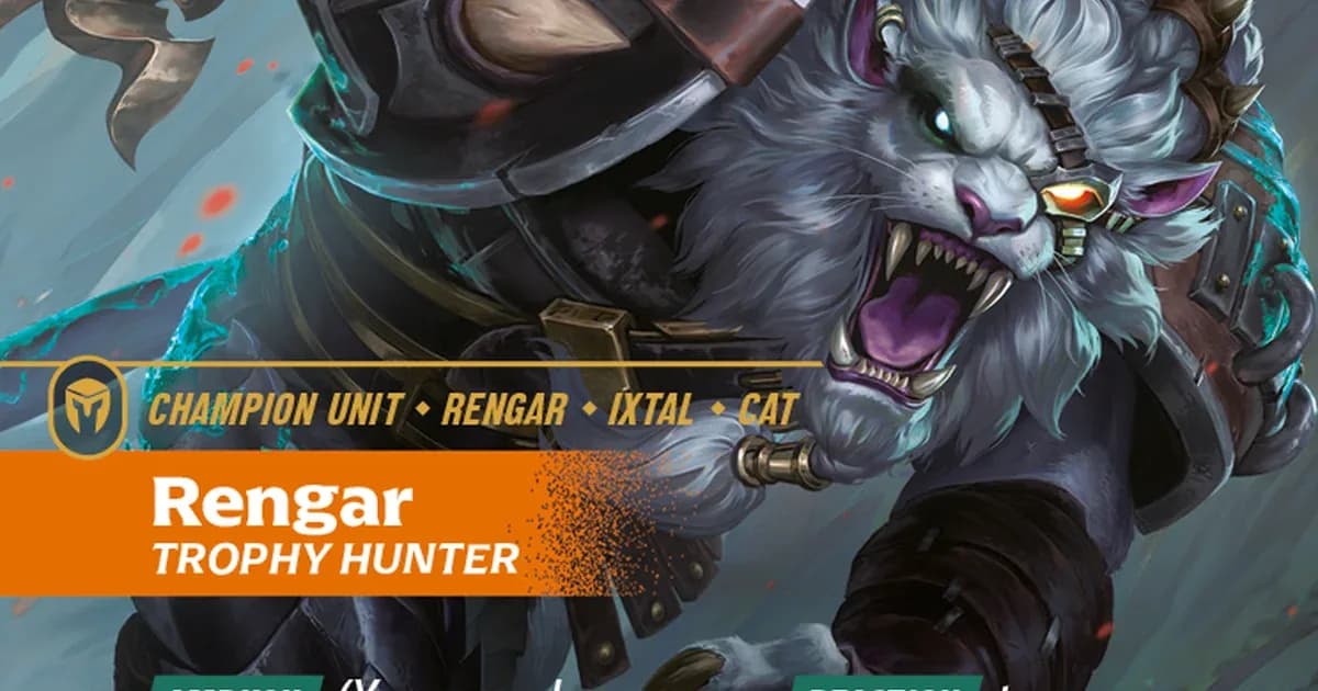 Preview: Riftbound Rengar Deck Guide: Won Los Angeles, Now Tier 2 (Guides)