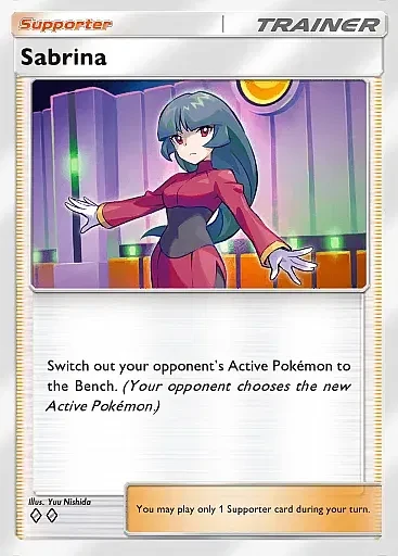 Sabrina card art (A1-225), Anime TCG A1