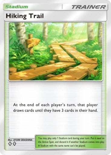 Hiking Trail card art (B2b-069), Anime TCG B2B