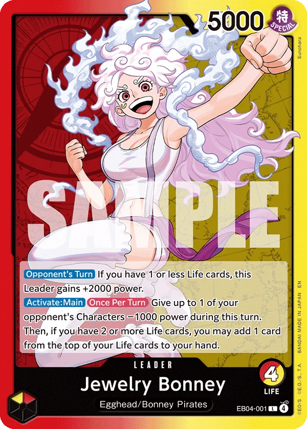 Jewelry Bonney card art (EB04-001), One Piece TCG EB-04