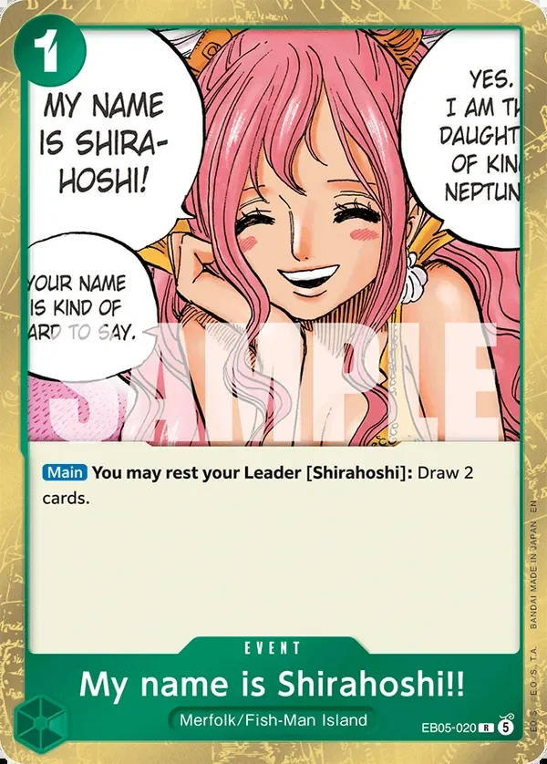My name is Shirahoshi!! (EB05-020)