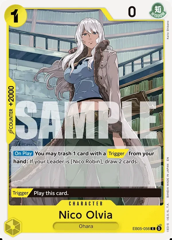 Nico Olvia card art (EB05-056), One Piece TCG EB-05