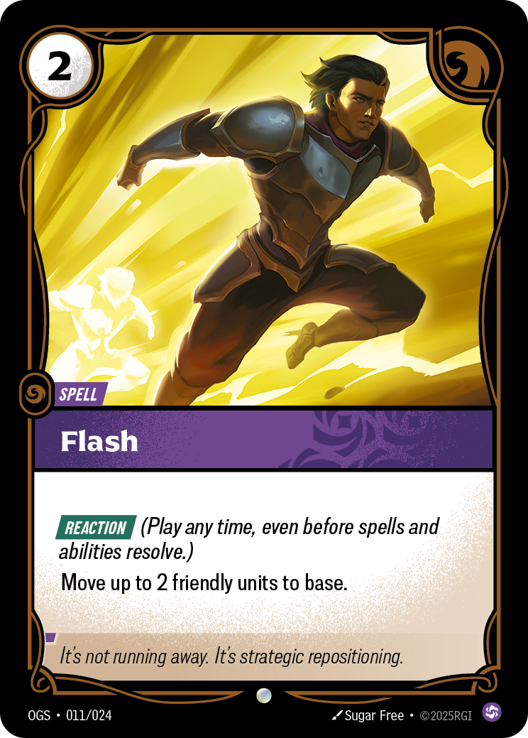 Flash card art (OGS-011), Anime TCG OGS