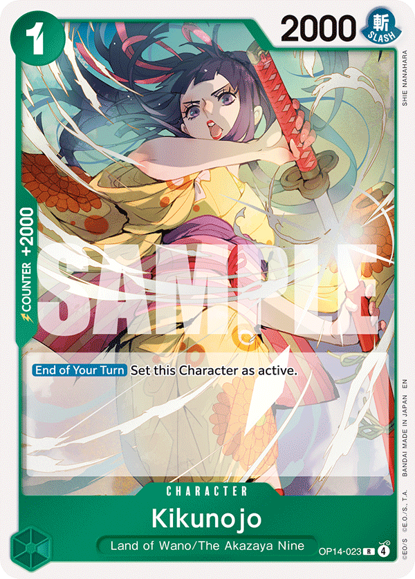 Kikunojo card art (OP14-023), One Piece TCG OP-14