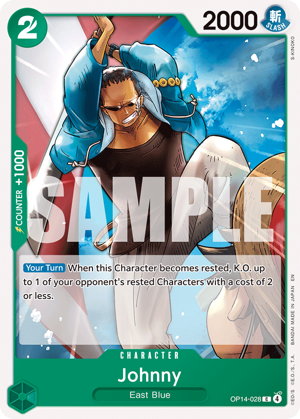 Johnny card art (OP14-028), One Piece TCG OP-14