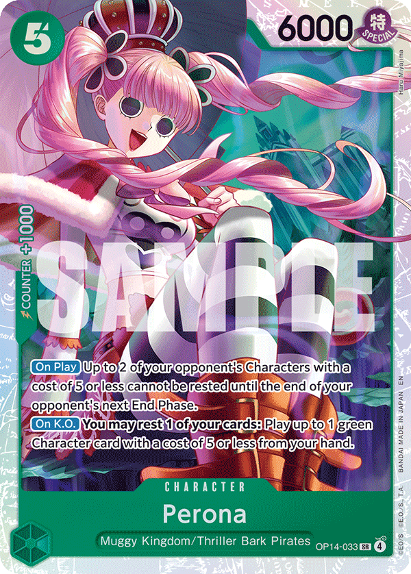 Perona card art (OP14-033), One Piece TCG OP-14