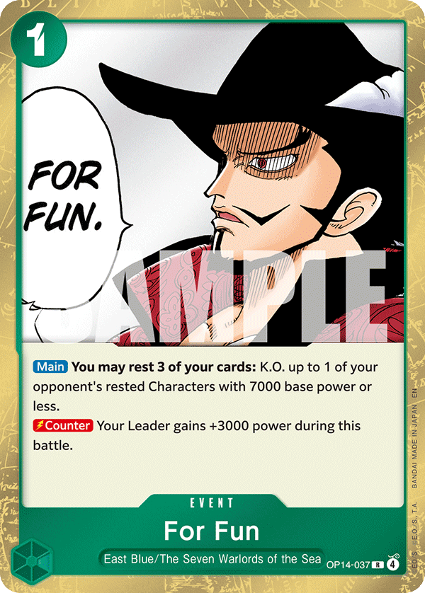 For Fun card art (OP14-037), One Piece TCG OP-14