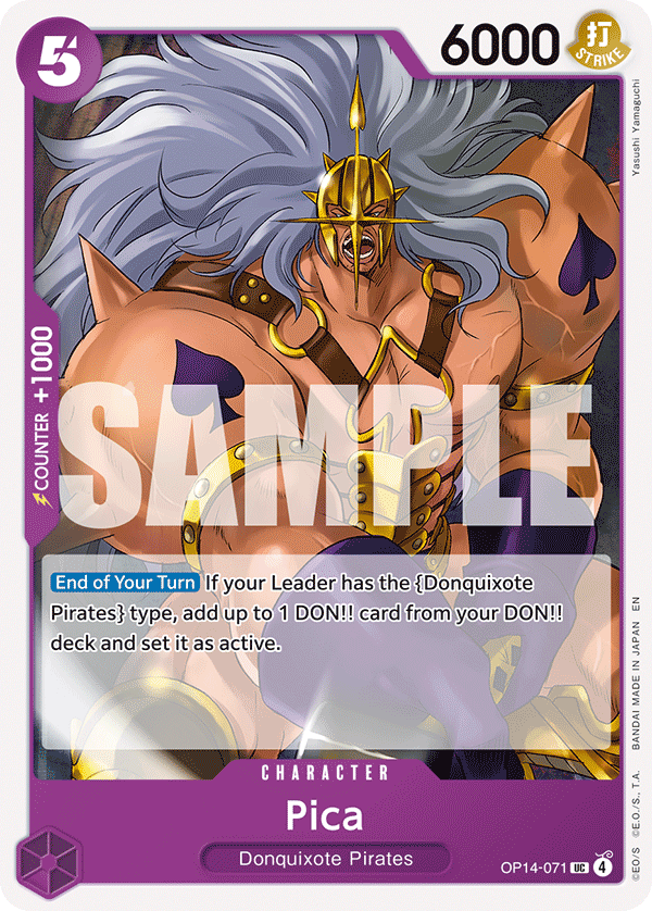 Pica card art (OP14-071), One Piece TCG OP-14