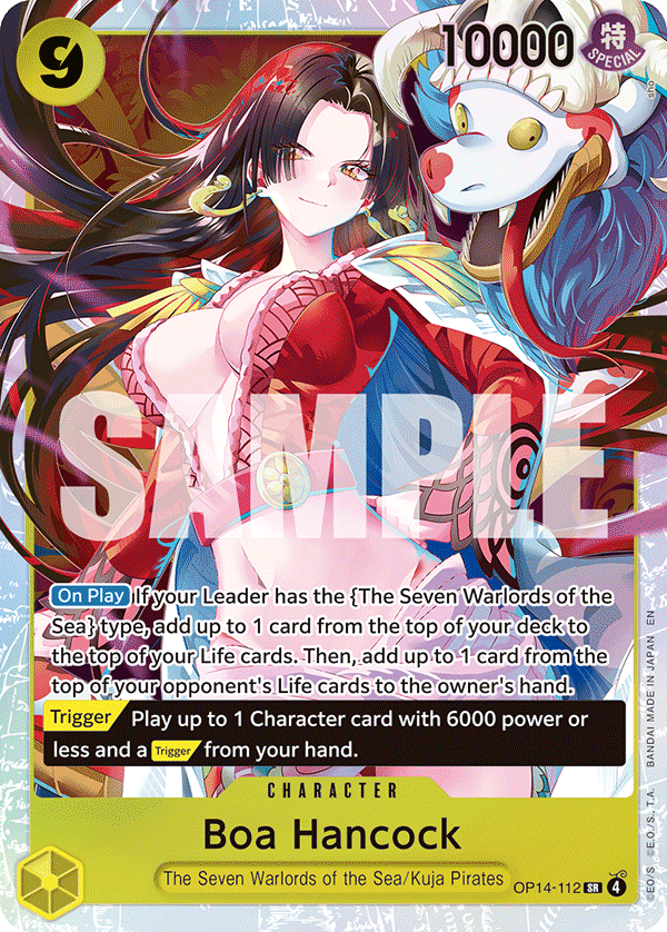 Boa Hancock card art (OP14-112), One Piece TCG OP-14