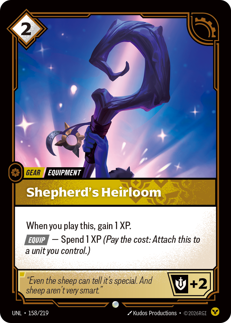 Shepherd's Heirloom (UNL-158)