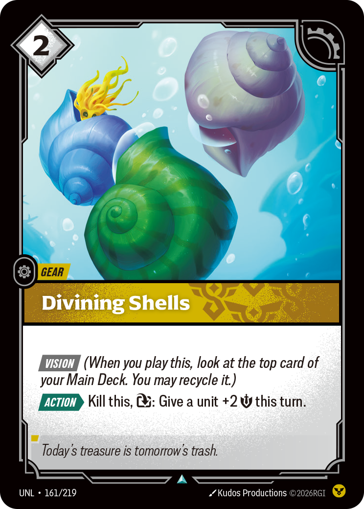 Divining Shells (UNL-161)
