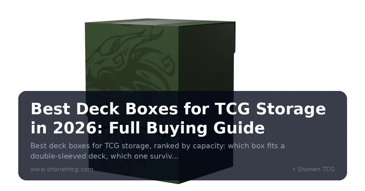 Best Deck Boxes for TCG Storage in 2026: Full Buying Guide
