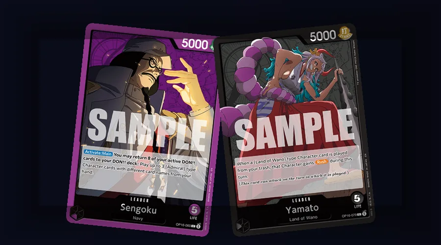 One Piece TCG Sengoku and Yamato leader cards as step-up deck choices for new players