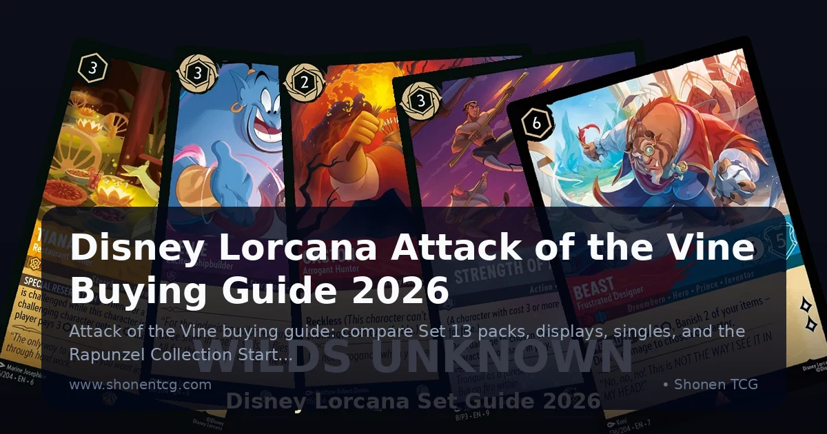 Preview: Disney Lorcana Attack of the Vine Buying Guide 2026 (Guides)