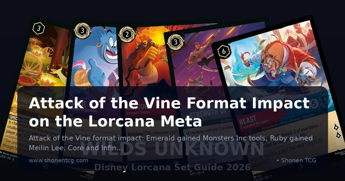 Preview: Attack of the Vine Format Impact on the Lorcana Meta (Guides)