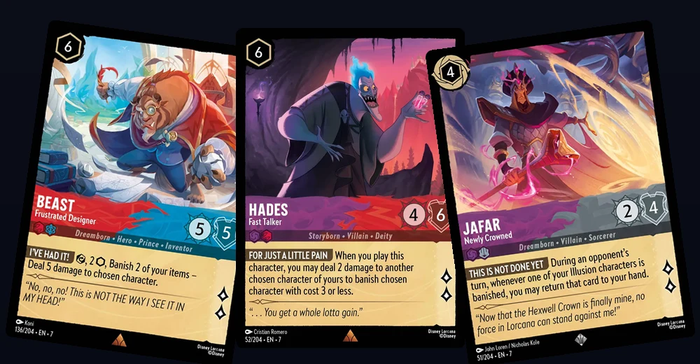 Lorcana format comparison showing which sets are Core-legal versus Infinity in competitive play 2026