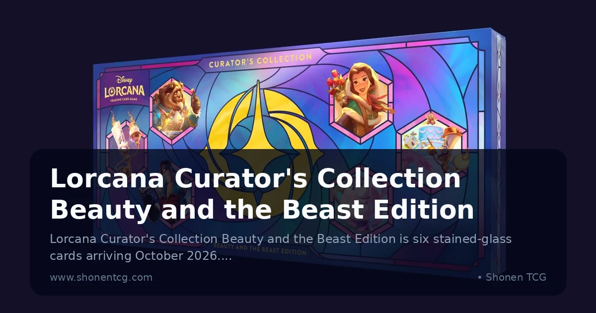 Lorcana Curator's Collection Beauty and the Beast Edition