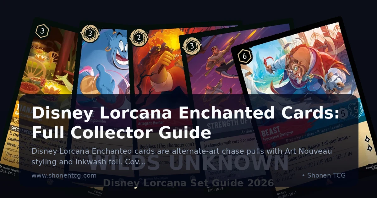Disney Lorcana Enchanted Cards: Full Collector Guide
