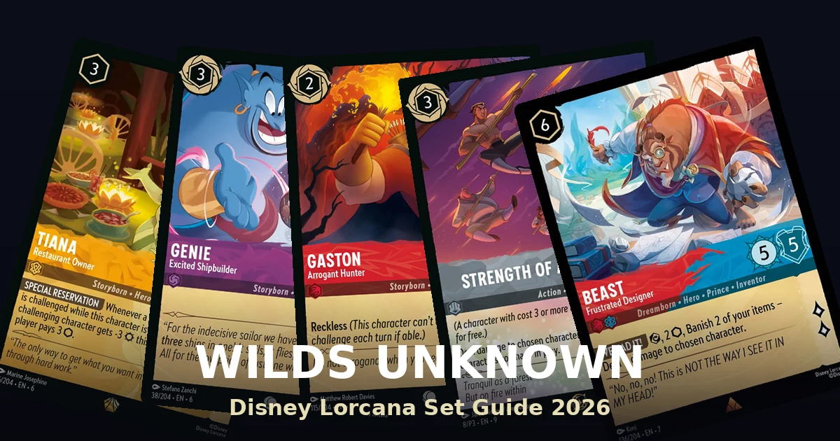 Disney Lorcana Wilds Unknown Sealed Deck Guide 2026