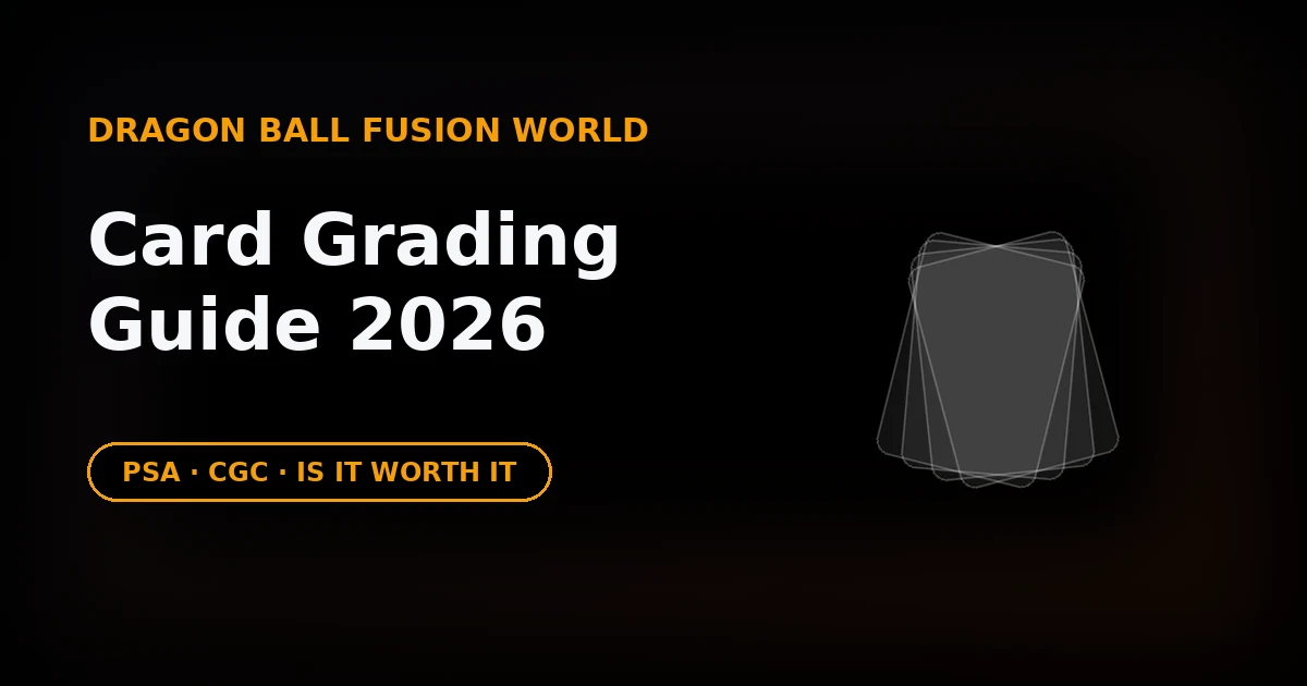 Dragon Ball Fusion World Card Grading: Worth It in 2026?