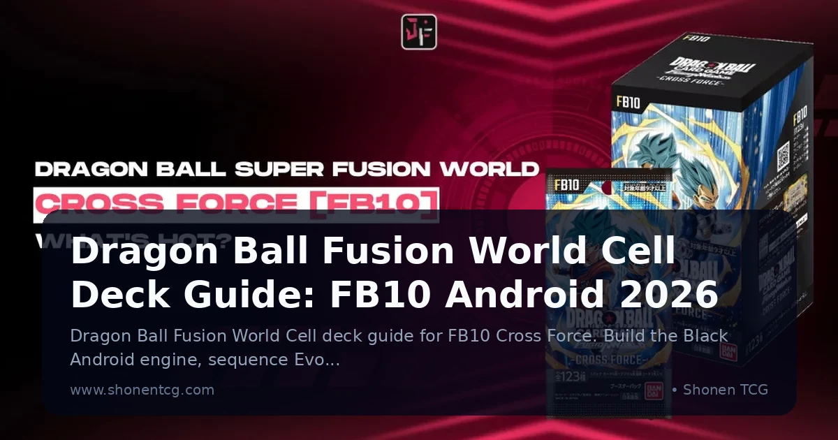Dragon Ball Fusion World Cell Deck Guide: FB10 Android 2026