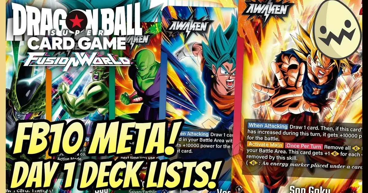 Dragon Ball Super Card Game Fusion World promotional art with the Shallot/Giblet/Shallet fusion character in battle stance