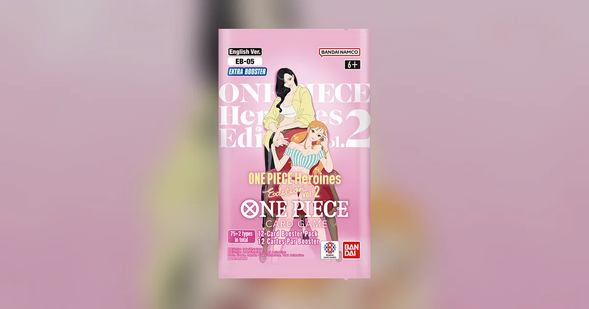 Official One Piece Card Game Heroines Edition vol.2 EB-05 booster pack, the pack type included twice in the Gift Collection