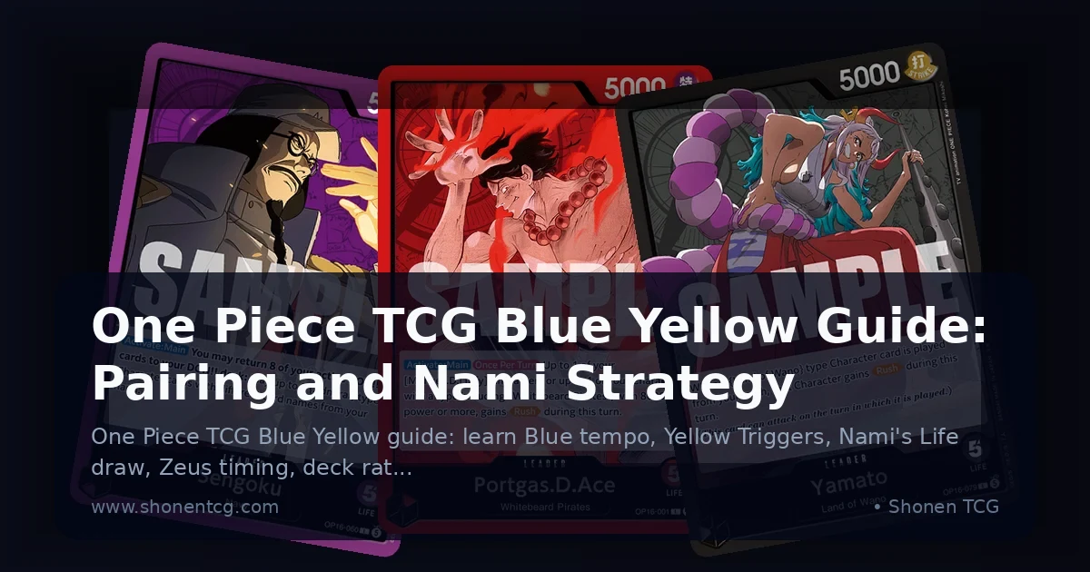Preview: One Piece TCG Blue Yellow Guide: Pairing and Nami Strategy (Guides)