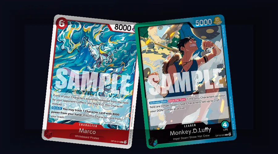 One Piece TCG player holding counter cards instead of over-extending the board