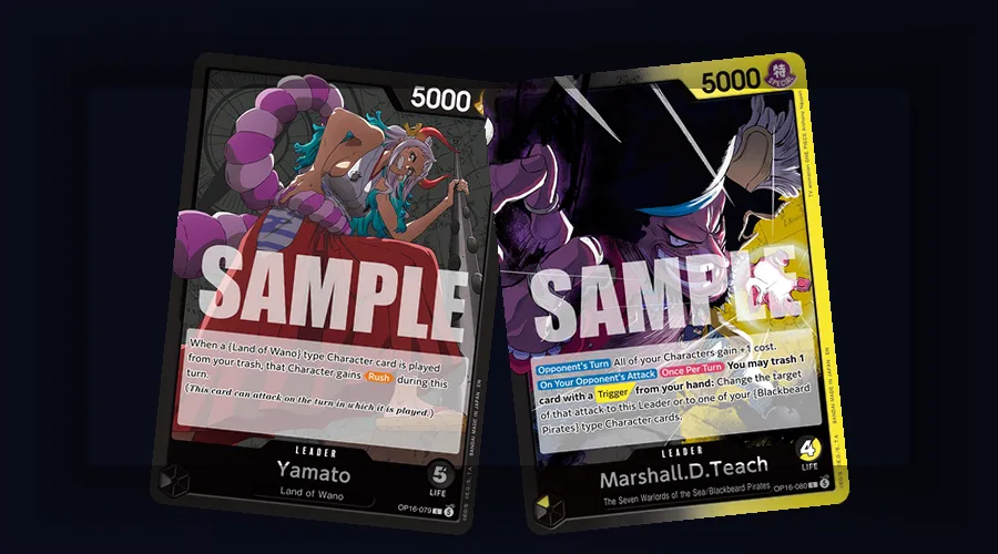 One Piece TCG cards combining keywords like Rush and Double Attack for a tempo swing