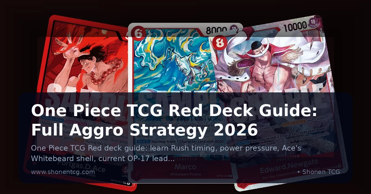 Preview: One Piece TCG Red Deck Guide: Full Aggro Strategy 2026 (Guides)
