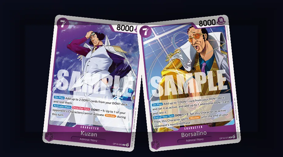 One Piece TCG card being double-sleeved with an inner perfect-fit sleeve and standard outer sleeve