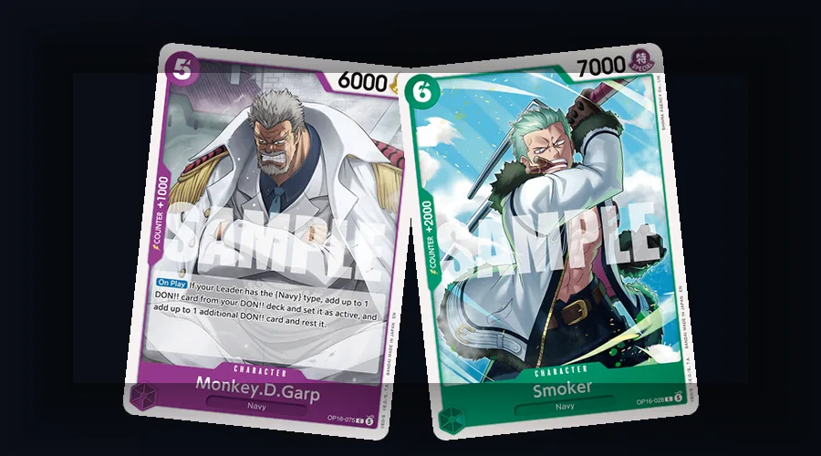 OP-16 Navy support Characters Garp and Smoker that buy time before Akainu arrives