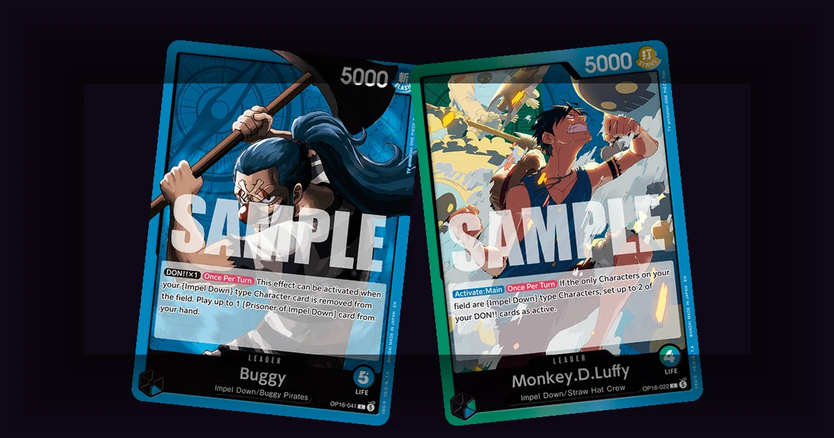 One Piece TCG OP-17 booster boxes stacked at a local game store during launch week distribution