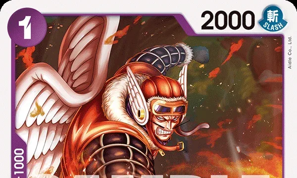 Official OP15-067 Shura card artwork from the Purple Enel shell
