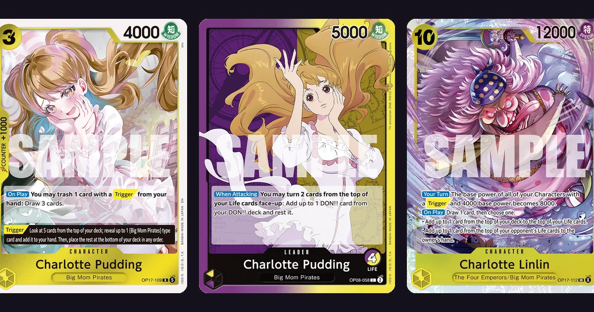 Purple Yellow Pudding Deck Guide for OP-17: Winning List