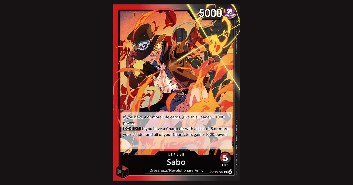 Sabo deck guide: OP17 Red/Black Elbaph Build Plan 2026