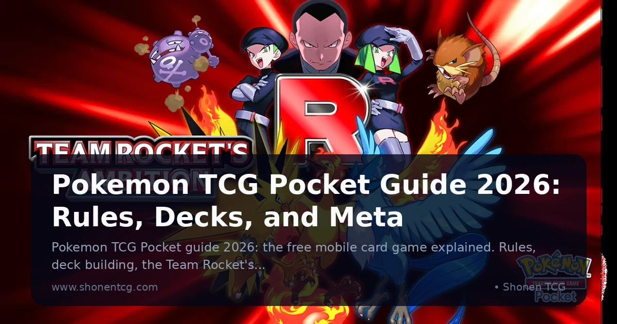 Preview: Pokemon TCG Pocket Guide 2026: Rules, Decks, and Meta (Guides)