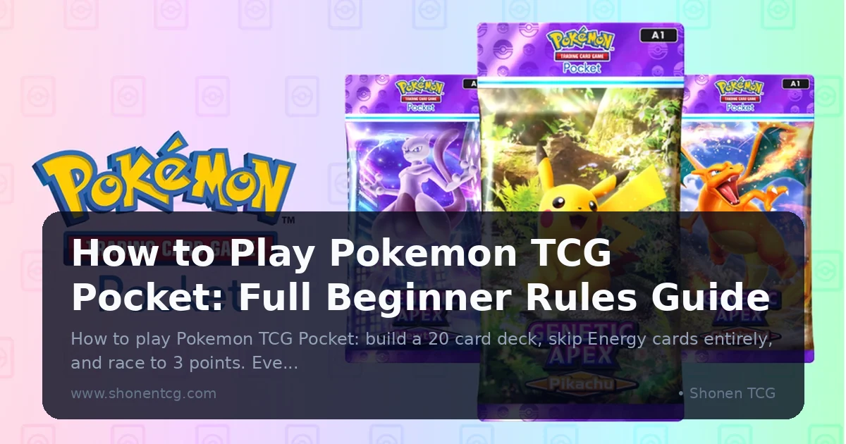 Preview: How to Play Pokemon TCG Pocket: Full Beginner Rules Guide (Guides)