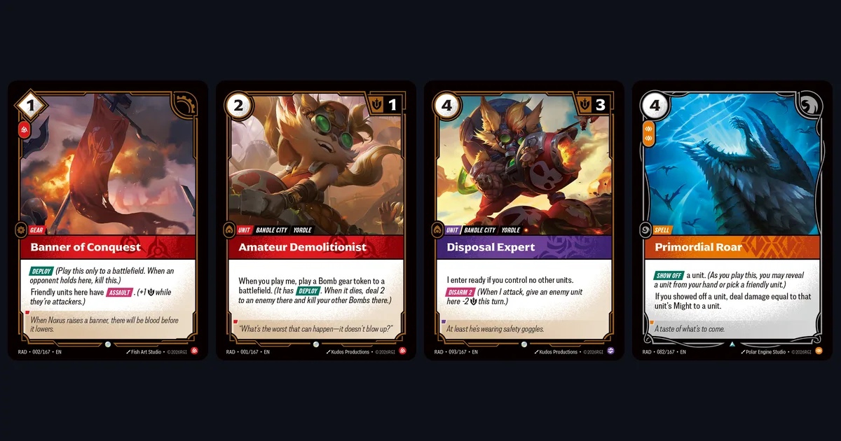 Riftbound Radiance Keywords: Deploy, Show Off and Disarm