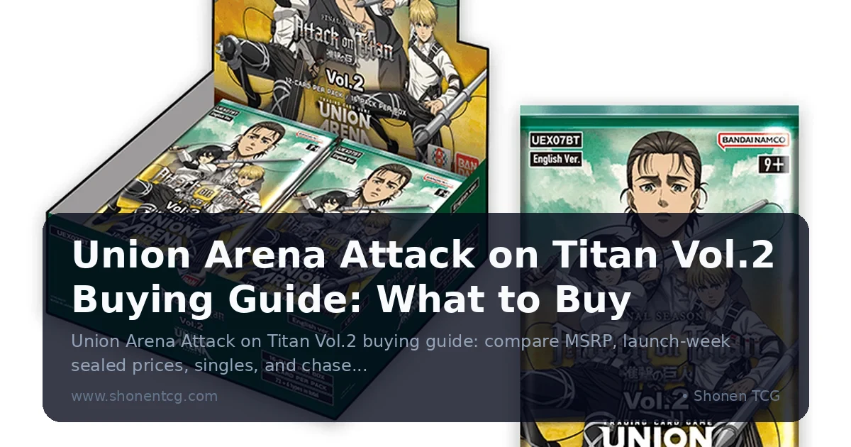 Union Arena Attack on Titan Vol.2 Buying Guide: What to Buy