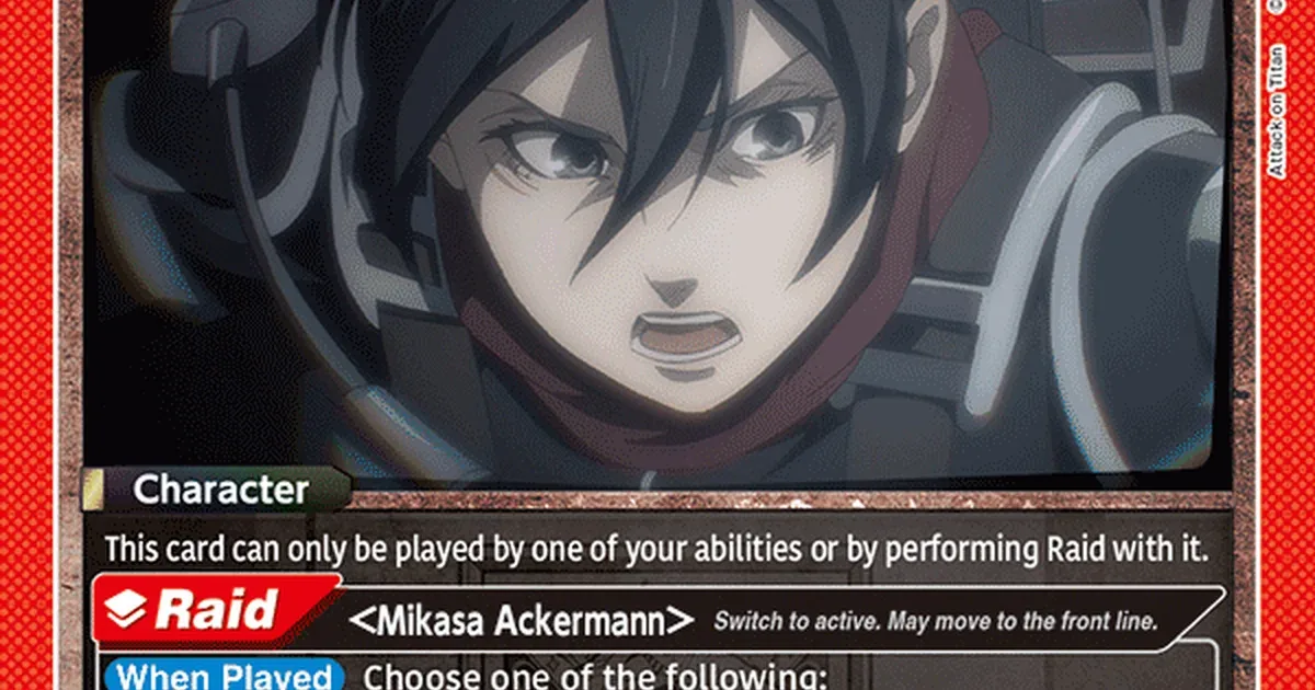 Union Arena Mikasa Deck Guide: Red AoT Vol.2 Build 2026