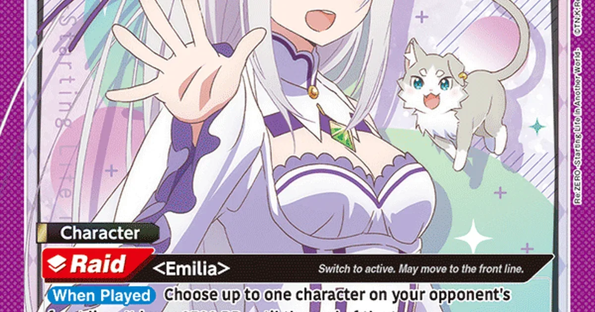 Union Arena Re:ZERO Emilia Deck Guide: Purple Build 2026